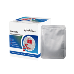 Hemostatske granule diatomita